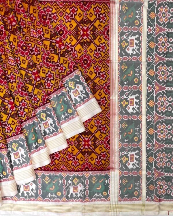 Traditional pure silk patola