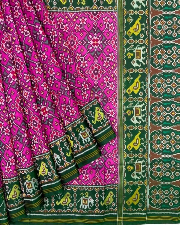 Traditional pure silk patola